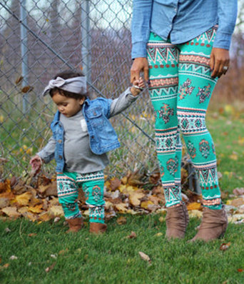 matching mum and baby leggings