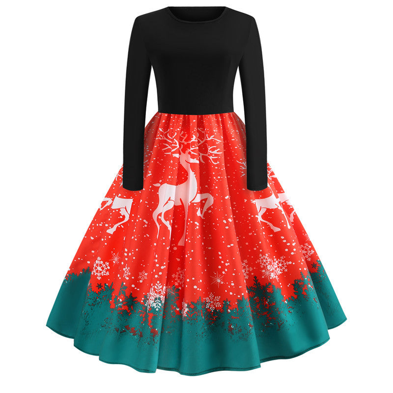 rockabilly christmas dress