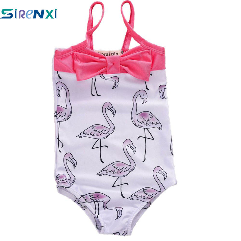 kids flamingo bathing suit