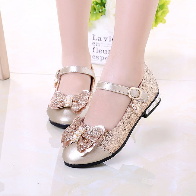 girls rose gold dress shoes