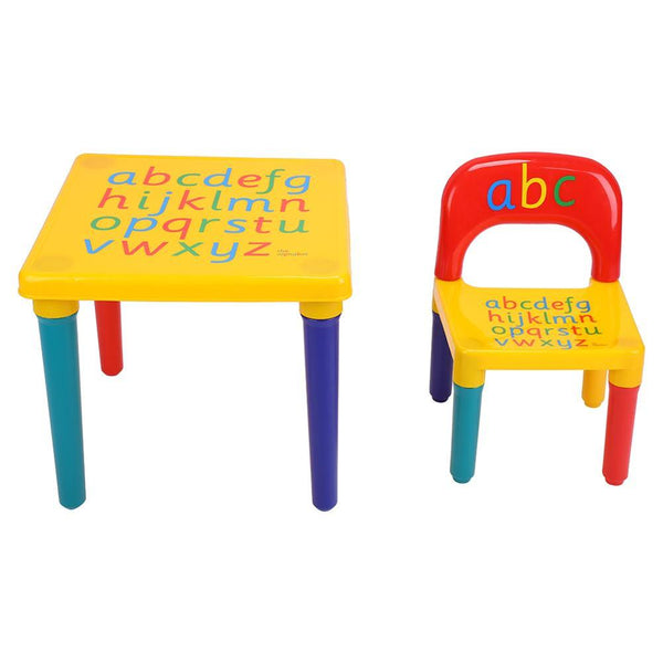 Set Table Amp Chairs Plastic Diy Kids Set Play Baby Toddler