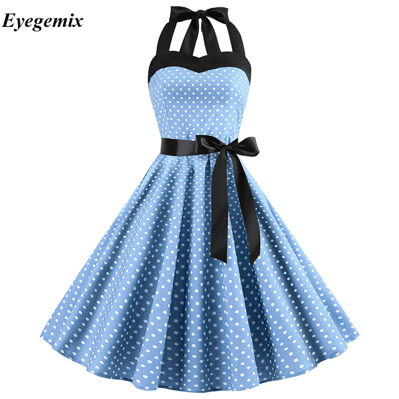 audrey hepburn polka dot dress