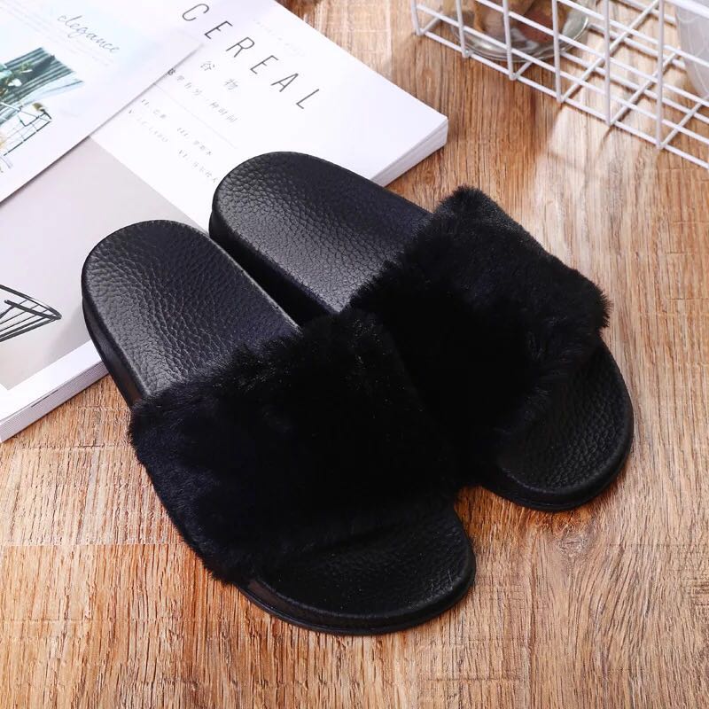 ladies slip on slippers