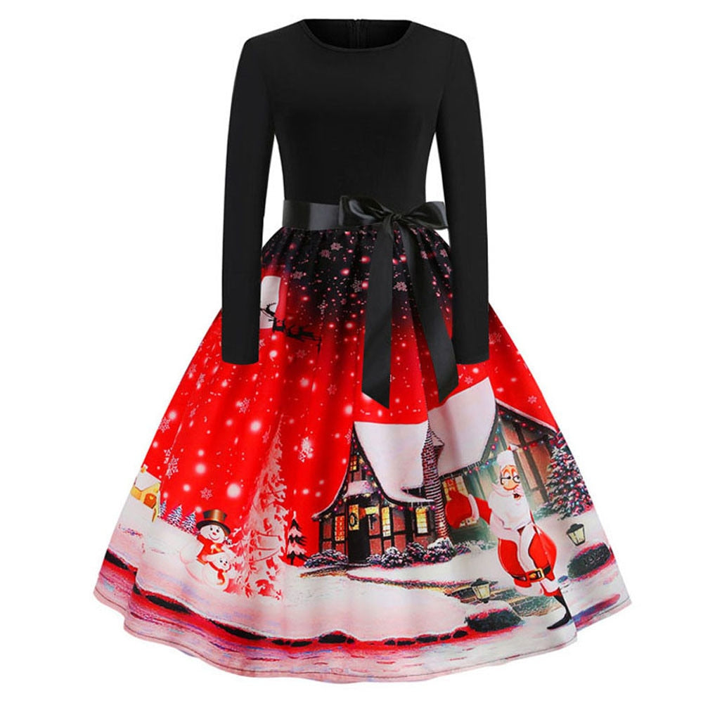 christmas dresses womens plus