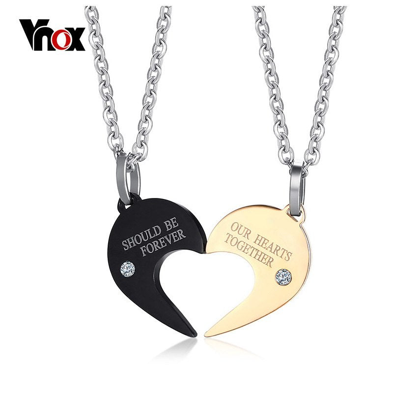 promise necklace for him and her