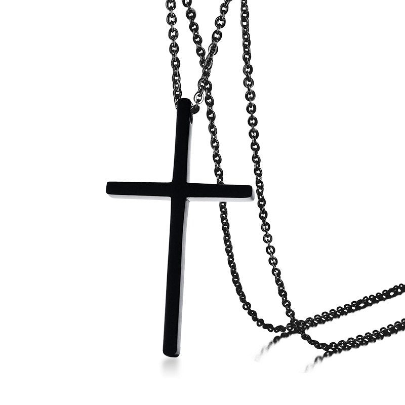 Vnox Mens Womens Cross Necklace 