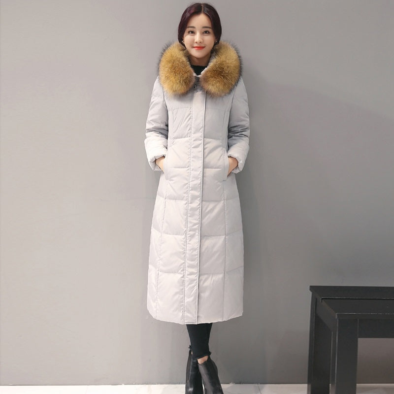 womens white down coat