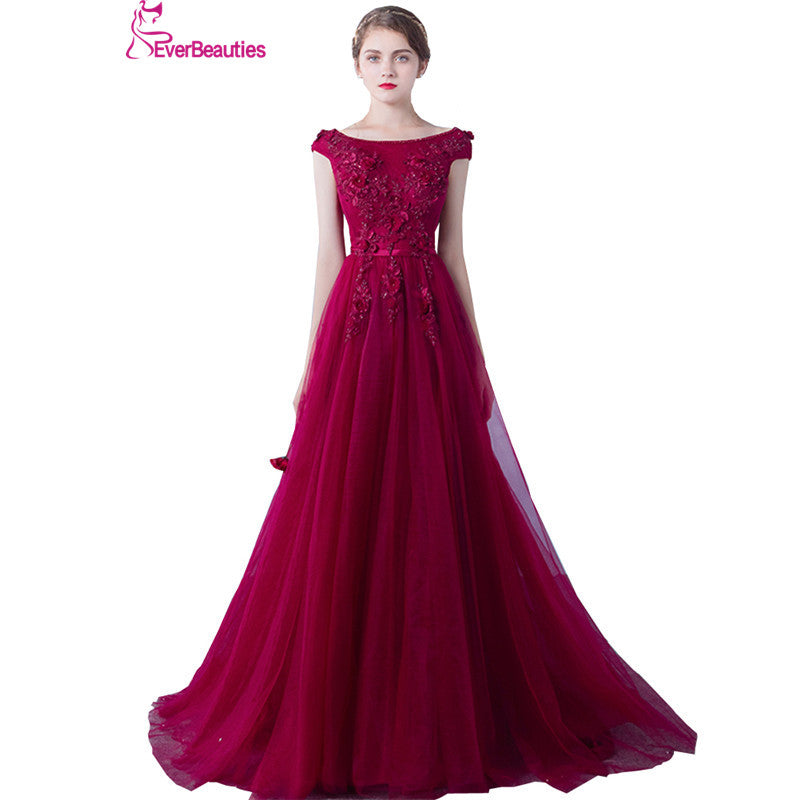 red soiree dresses