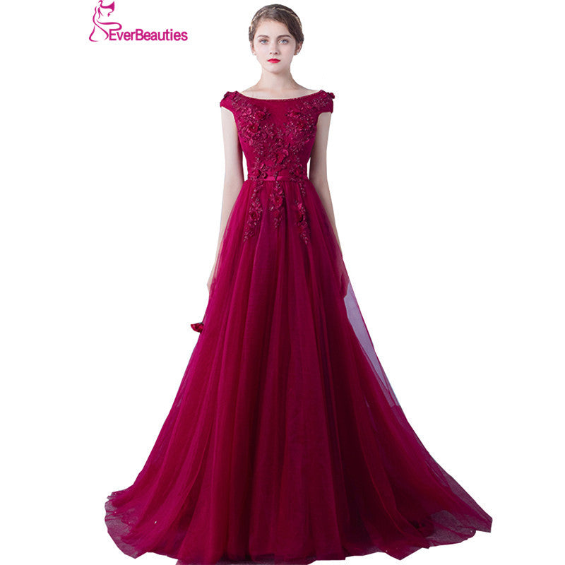 womens red formal dresses