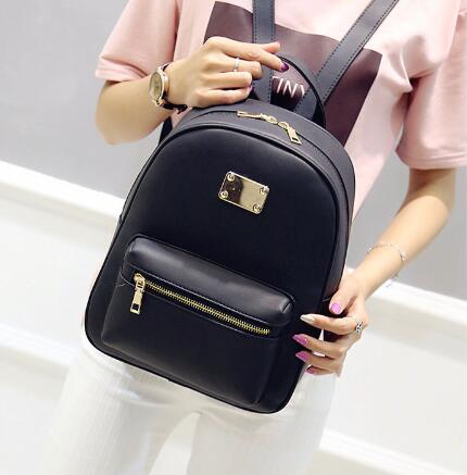 small black fashion backpack