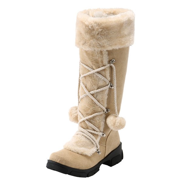 ladies fur boots cheap