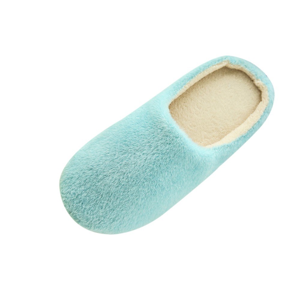 Women Indoor Slippers Shoes Winter Warm Home Plush Soft