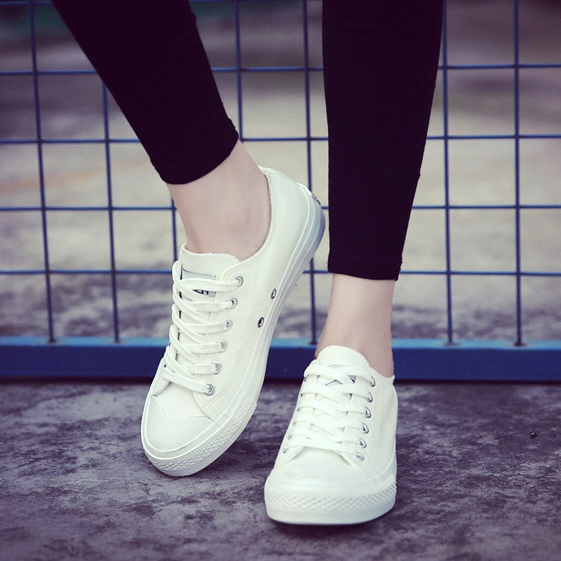 womens white canvas shoes