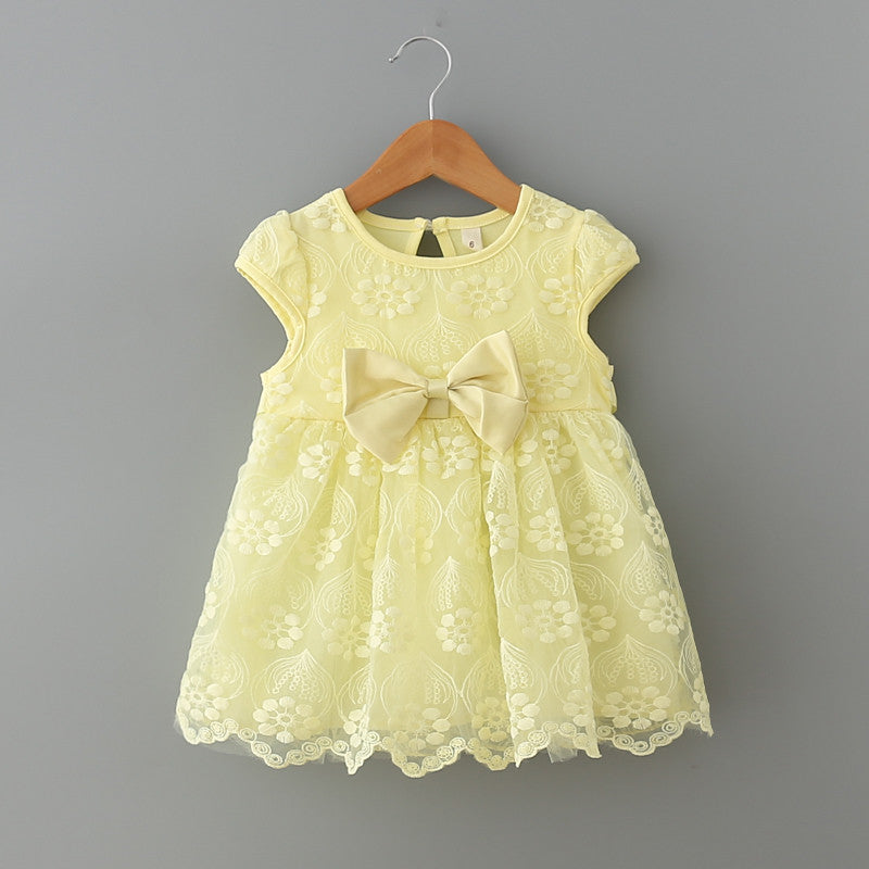 girls summer white dress