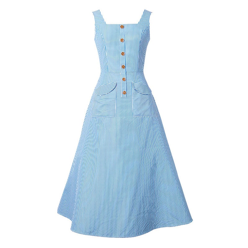 vintage light blue dress