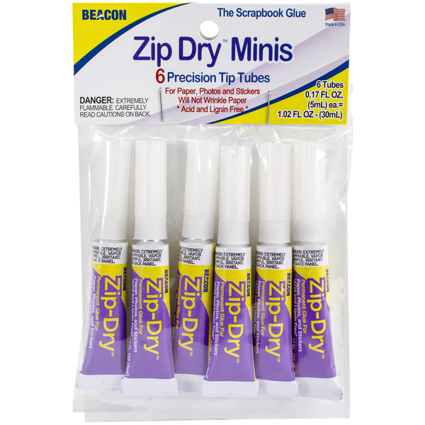 Art & Craft Glue: Zip Dry Paper Glue 2 oz.