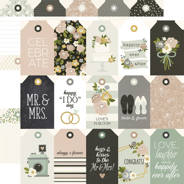 WEDDING DAY 6X13 CHIPBOARD ACCENTS – Button Farm Club