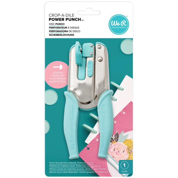 Crop-a-dile 2 Big Bite Punch by We R Memory Keepers Silver and Blue -   Denmark