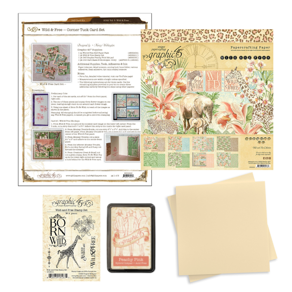 Graphic 45 Card Kit Vol 1 2023 - Flower Market — Floral Pocket Card Se –  Button Farm Club