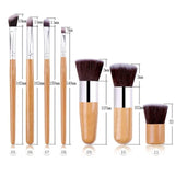 Intentionally Sustainable Ltd Bamboo Makeup Brush 11pc Set