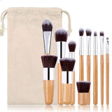 Intentionally Sustainable Ltd Bamboo Makeup Brush 11pc Set