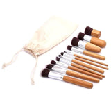 Intentionally Sustainable Ltd Bamboo Makeup Brush 11pc Set