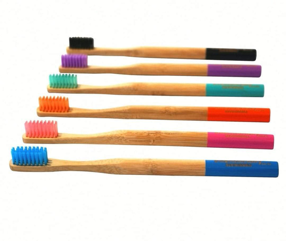Intentionally Sustainable Ltd Bamboo Toothbrush - Best Quality New Round Handle (Medium/Firm)