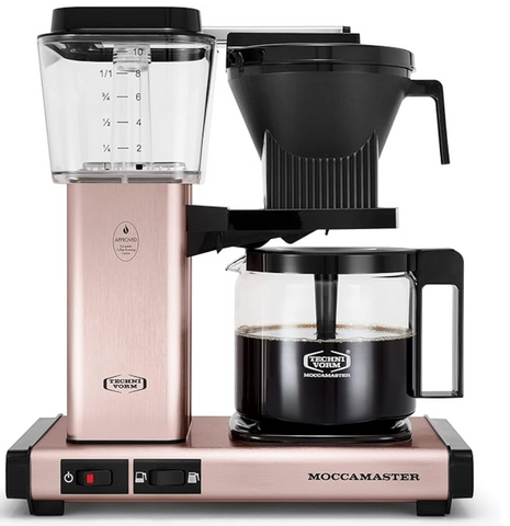 Moccamaster 53935 KBGV Select 10-Cup Coffee Maker, Rose Gold, 40 ounce, 1.25l on Amazon