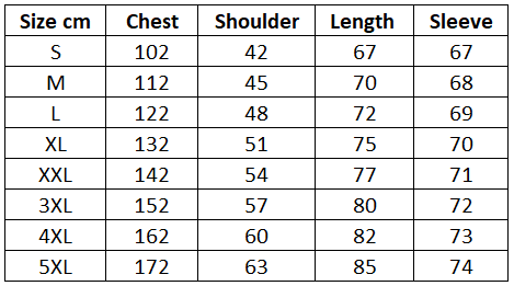 bass fishing hoodie size chart