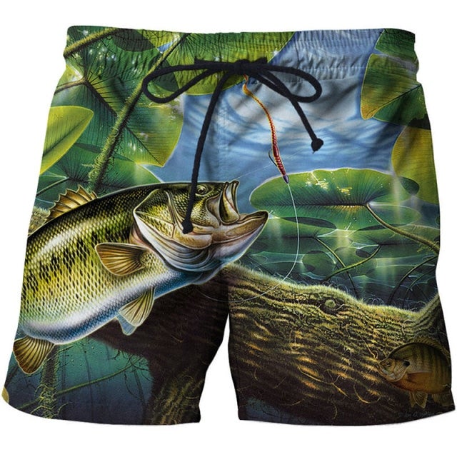 Buy 3D Fishing Shorts Lily Pad Largemouth Bass and Bluegill Fishing Shorts Guts Fishing Apparel  Australia