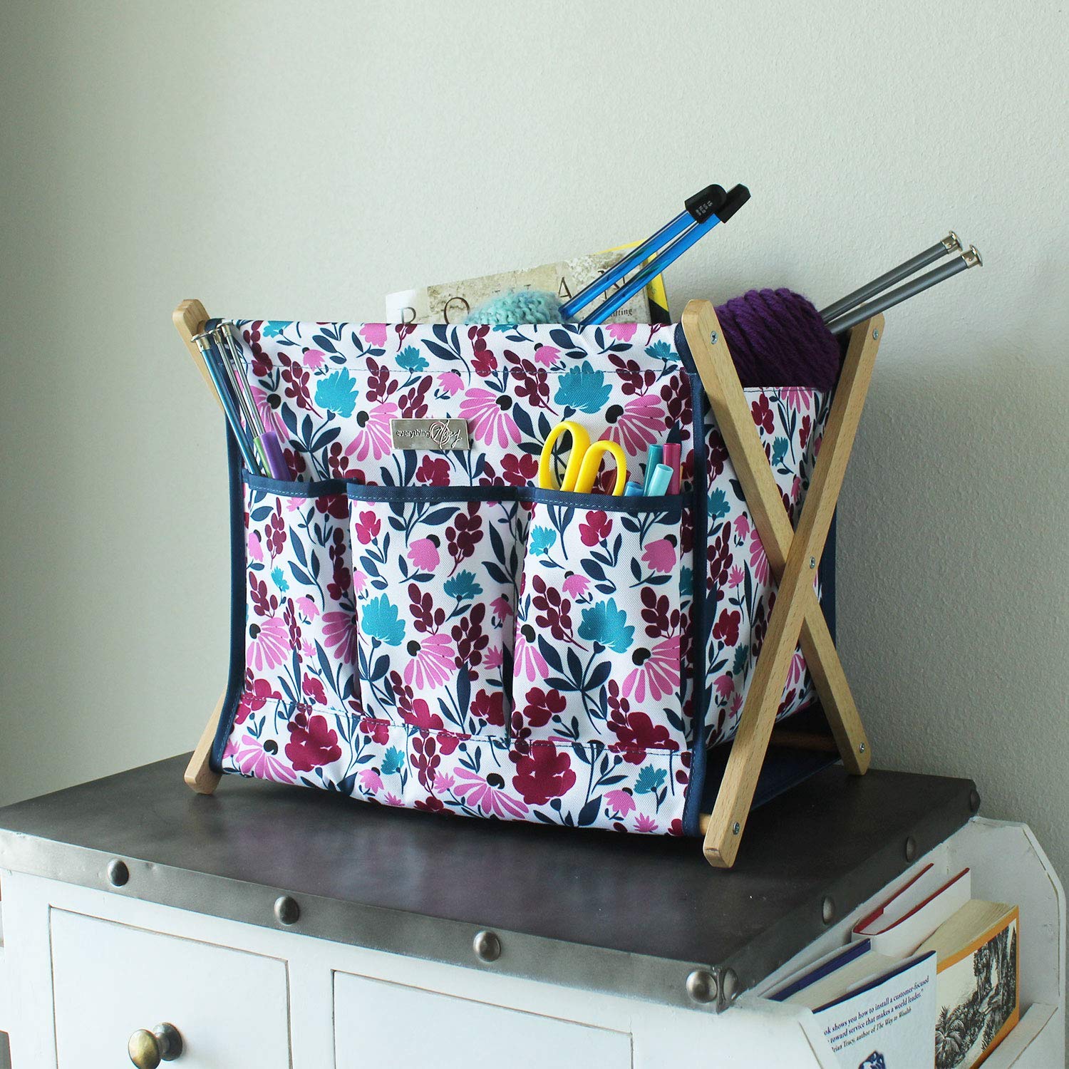 FoldUp Knitting & Yarn Storage Caddy Everything Mary