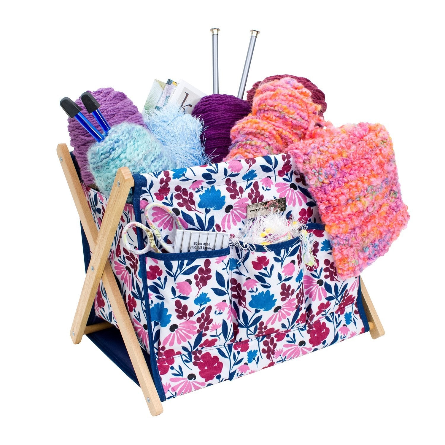 FoldUp Knitting & Yarn Storage Caddy Everything Mary