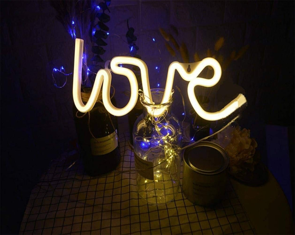 Love LED lamp