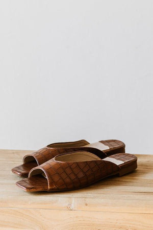 
                  
                    Clementine Slip on Flats in Chocolate
                  
                