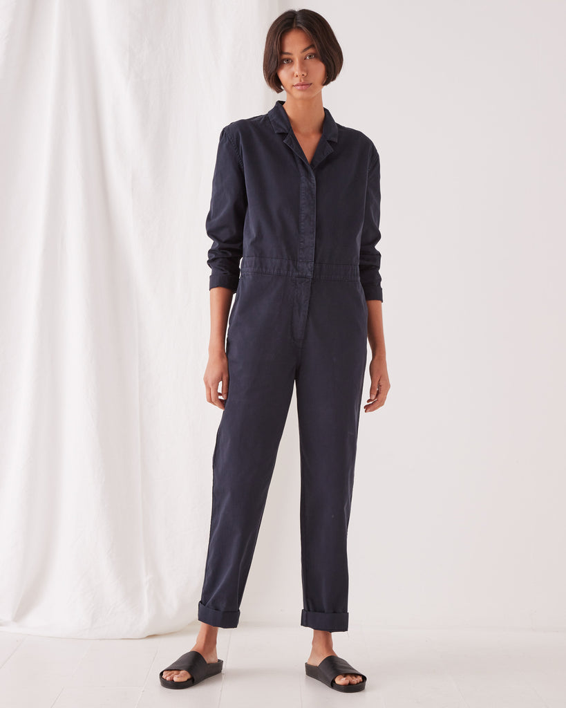 Harper Boilersuit True Navy | Assembly Label Jumpsuits