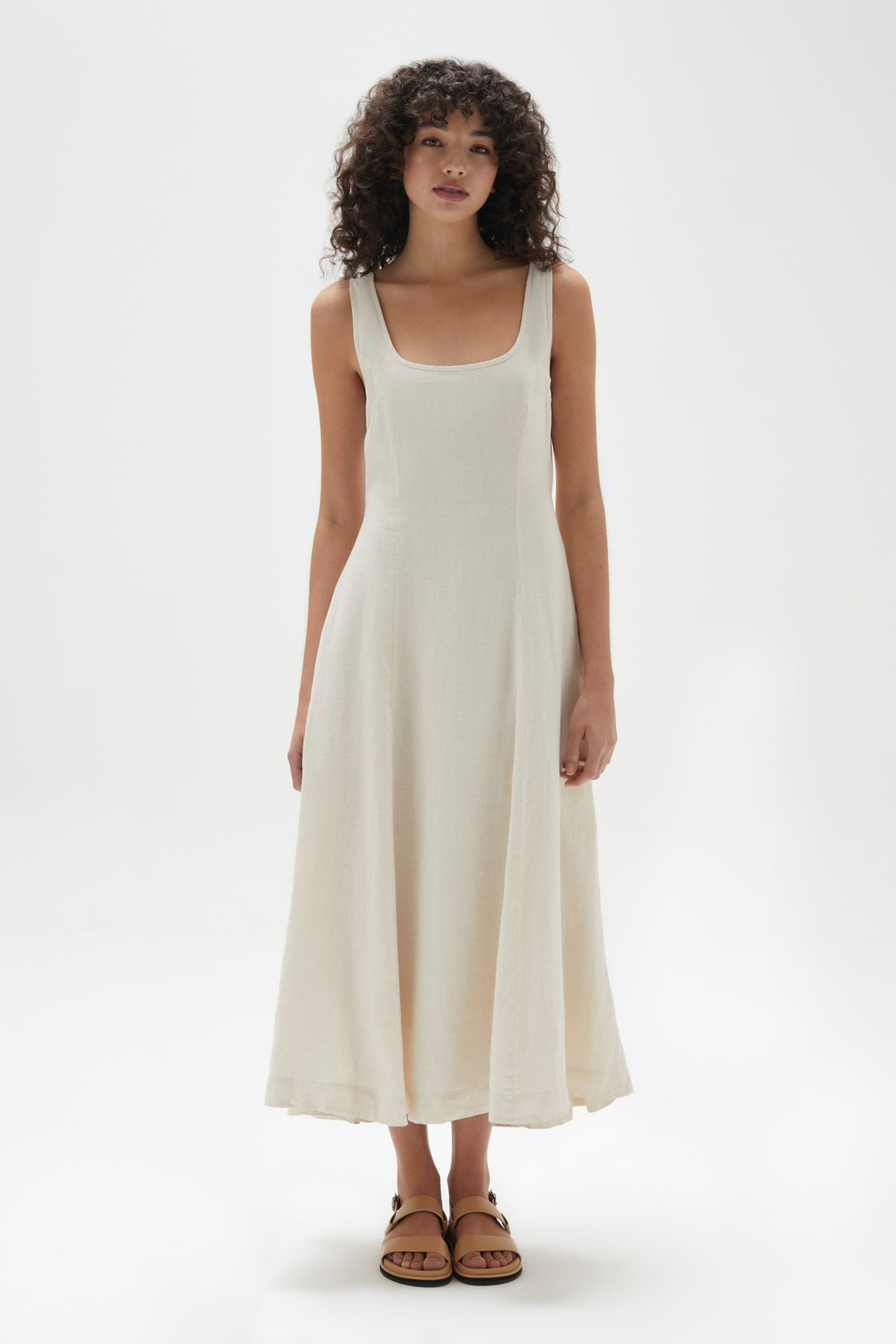 Sanna Dress Stone | Assembly Label Womens Dresses
