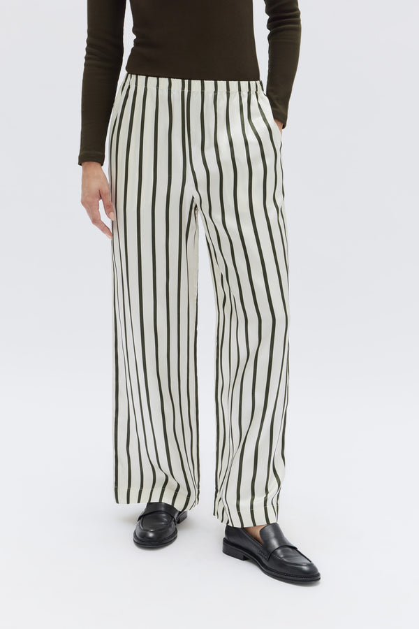 Womens Parker Italian Stripe Pant Blue Label | Assembly