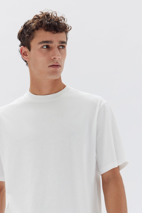 Assembly Label Delmar Organic Tee - White/Black – Deer Willow