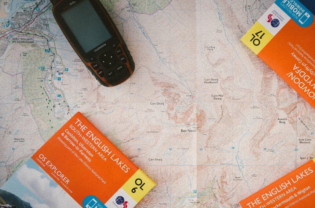 map with garmin gps device