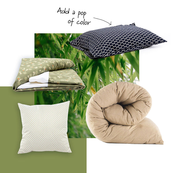 Spring Bedding Lookbook - Zen Garden | J-Life