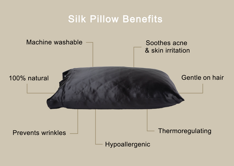 Silk Pillow Benefits | J-Life