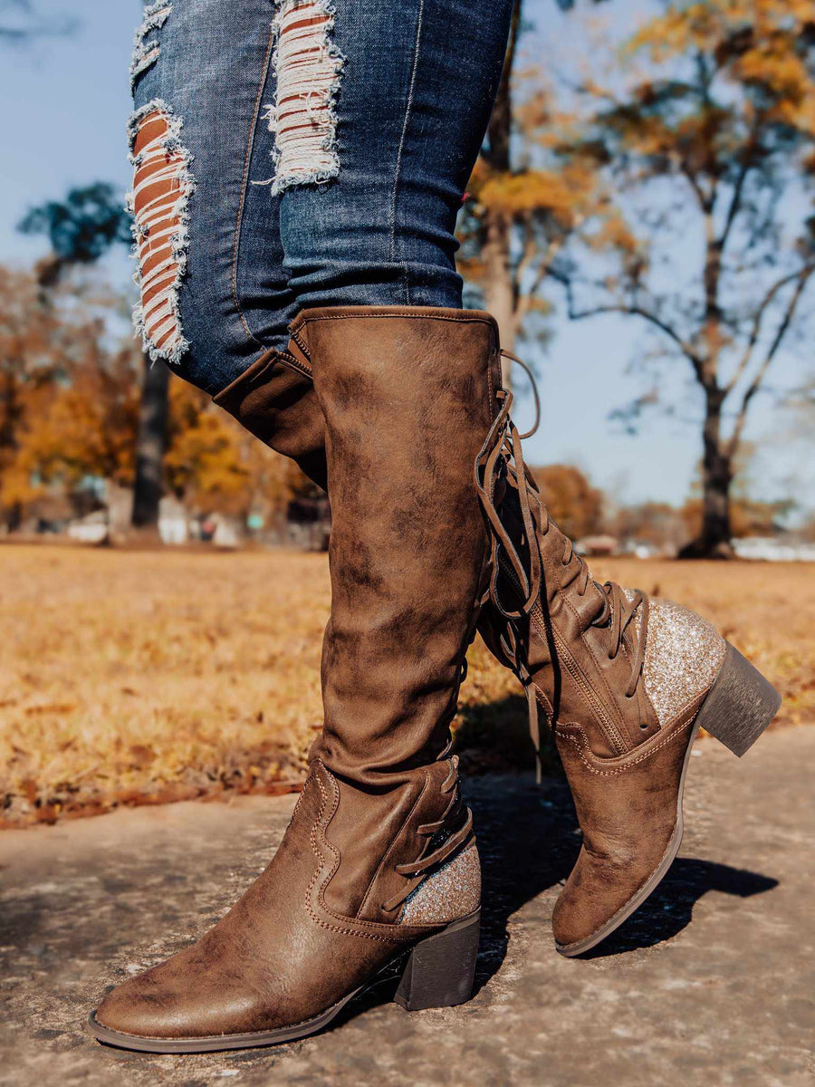 Laced and Loaded Adjustable Calf Riding 