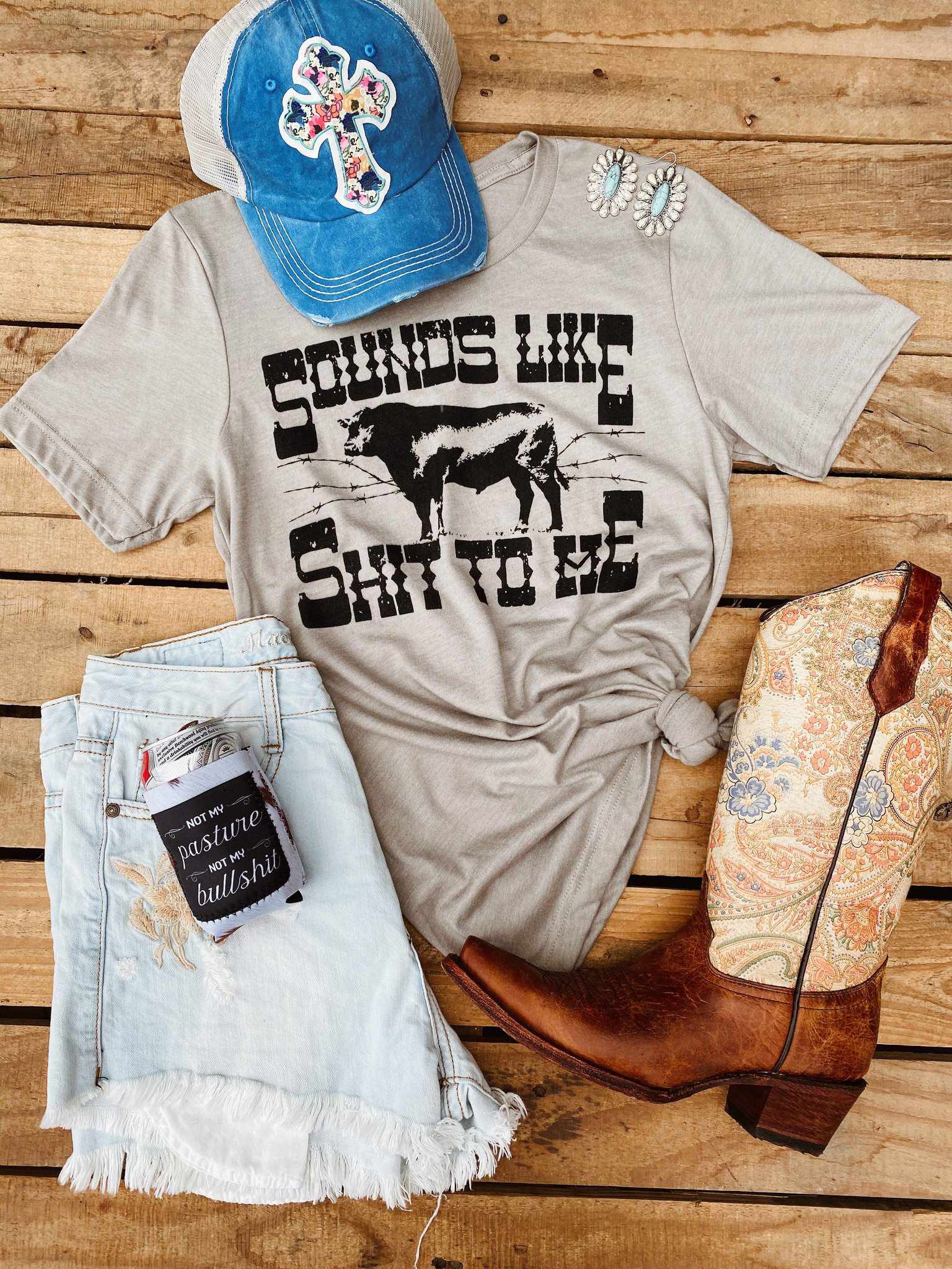 Sounds Like Shit To Me Tee | Southern Fried Chics