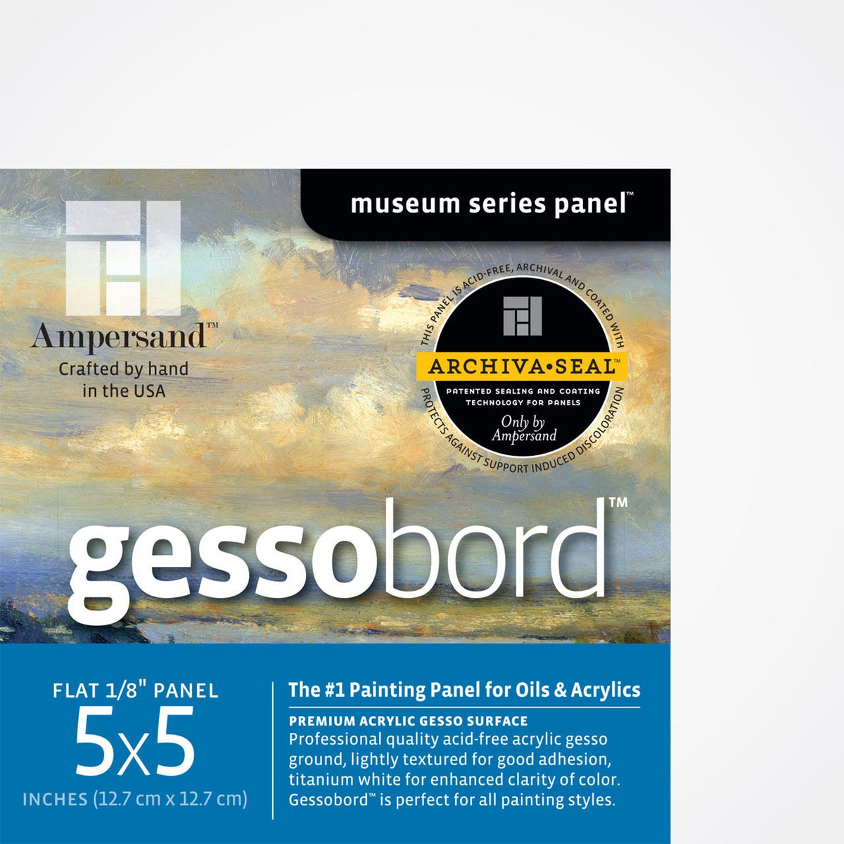 Ampersand Gessobord 4 Pack 6 x 6 Flat 1/8