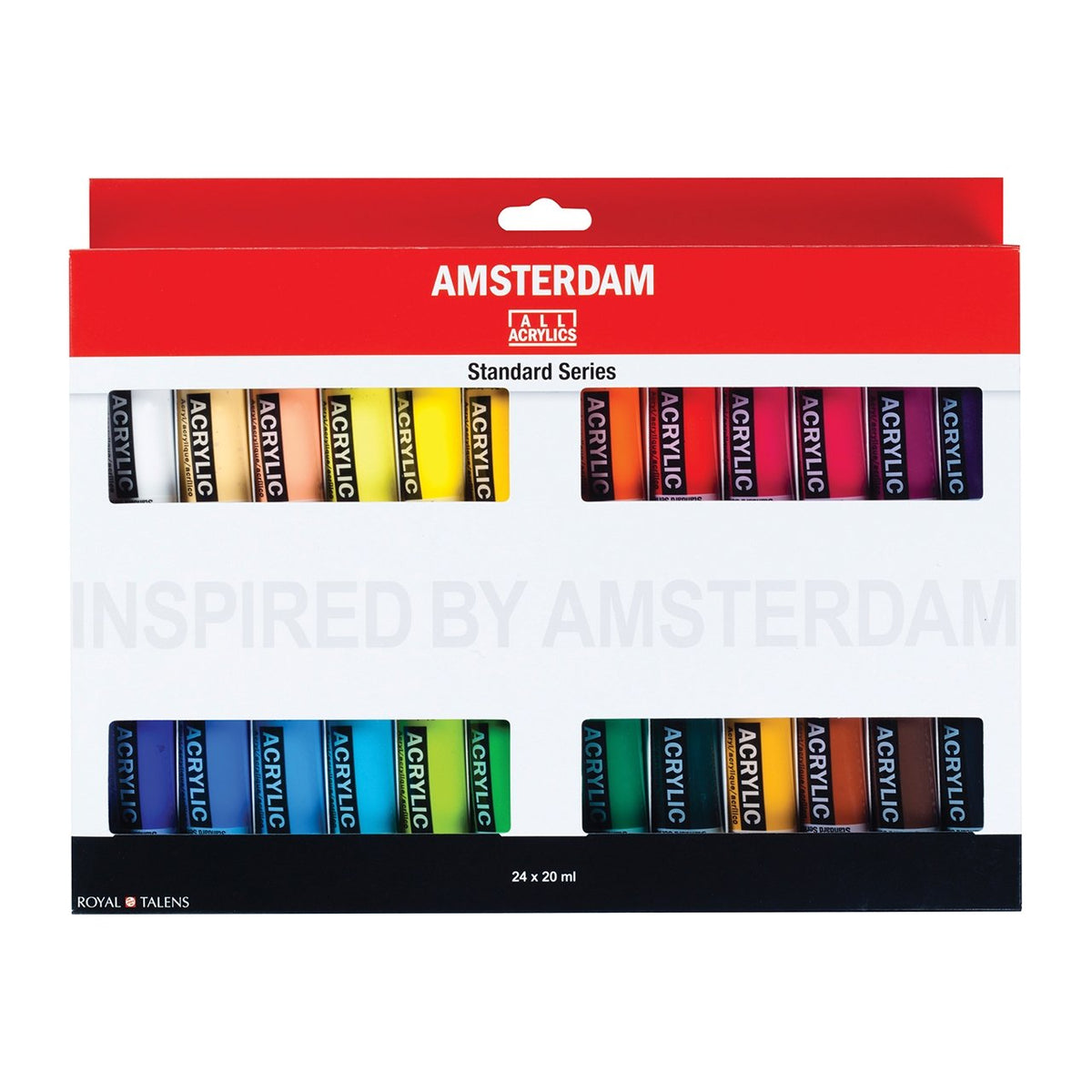 Standard Series acrylic paint all colors set, 90 x 20 ml