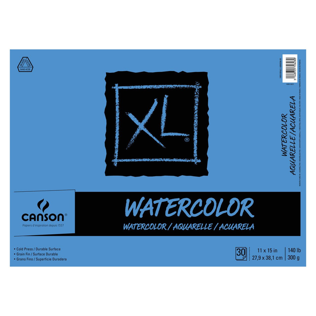 Strathmore Ready Cut Watercolor Paper 11x14 - 140lb Cold Press, 6 Sheets