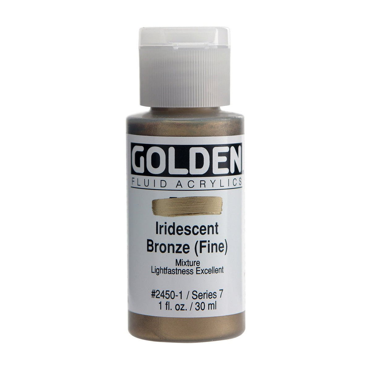 Golden Fluid Acrylic Iridescent Bronze (Fine) 8 oz
