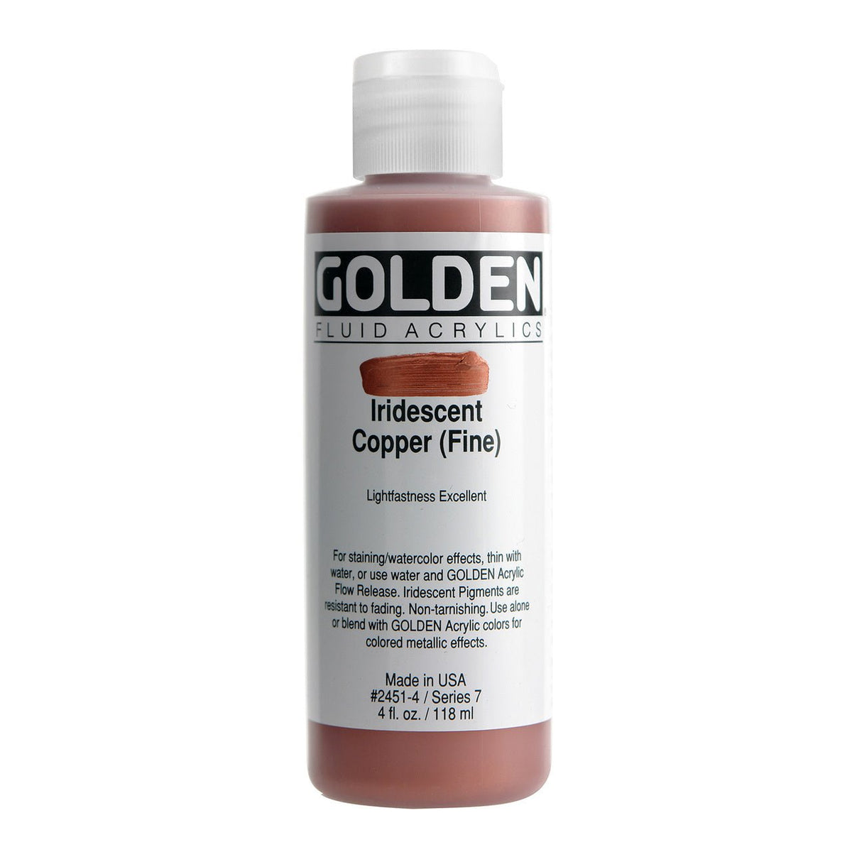 Golden Fluid Acrylic Iridescent Pearl (Fine) 1 oz