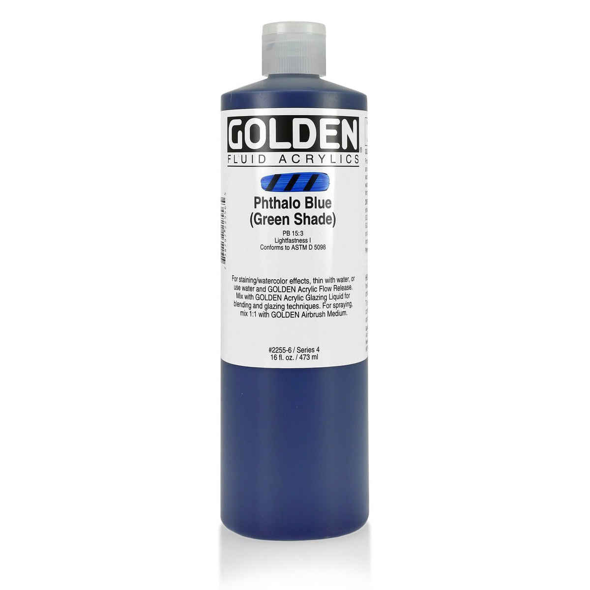 Golden High Flow Acrylic Phthalo Blue (Green Shade) 4 oz