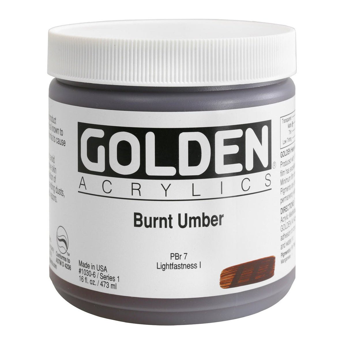 Golden Heavy Body Acrylic - Titanium White 16 oz.